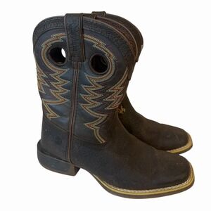 Durango Lil' Rebel Pro Western Square Toe Boots Brown DBT0219C Youth Size 3M